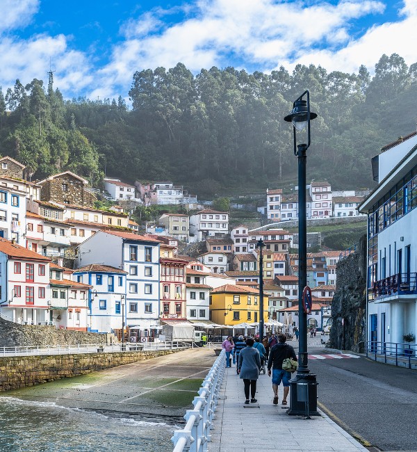 Grupo AVA Asturias con la Playa de las Catedrales
